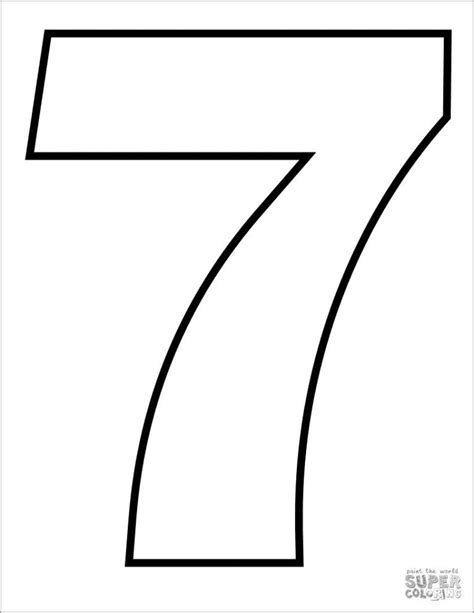 Number 1 Coloring Pages Coloringbay