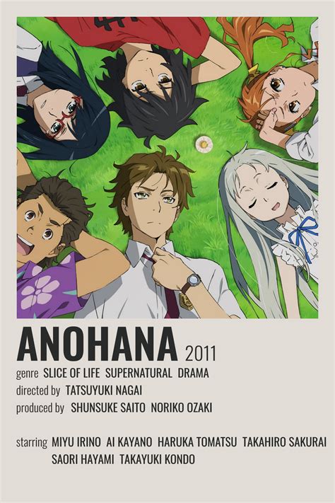 Anohana Poster Anime Films Anime Printables Anime