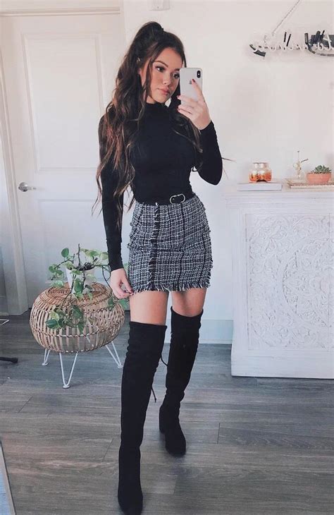 Cute Winter Outfits Skirt Pencil Skirt Birthday Dinner Outfit Ideas