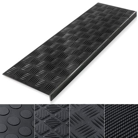 Etm Anti Slip Stair Tread Rubber Mats 08cm Thick Outdoor 100 Weatherproof Superb Grip