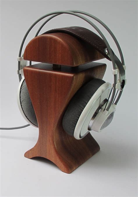 It's sturdy, has a nice anodized aluminum finish, and very inexpensive. headphones stand | Treverk