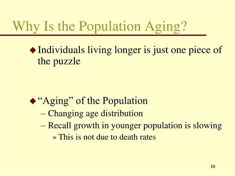 Ppt Demographics Of Aging Why Is Our Population Aging How Will This