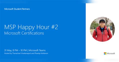 Msp Happy Hour 2 Microsoft Certifications Eventpop อีเว้นท์ป็อป