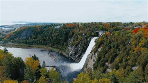 Montmorency Falls In Quebec Canada