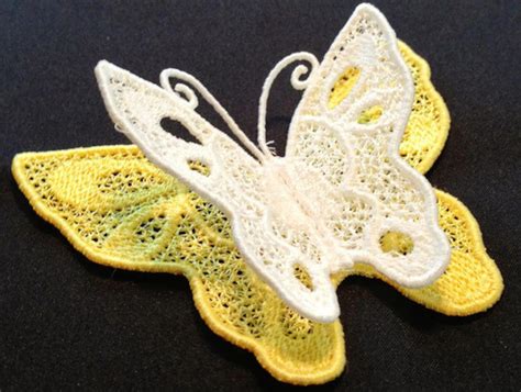 3d Fsl Butterflies 12 Machine Embroidery Designs Etsy