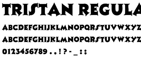 Tristan Regular Font Fancy Retro