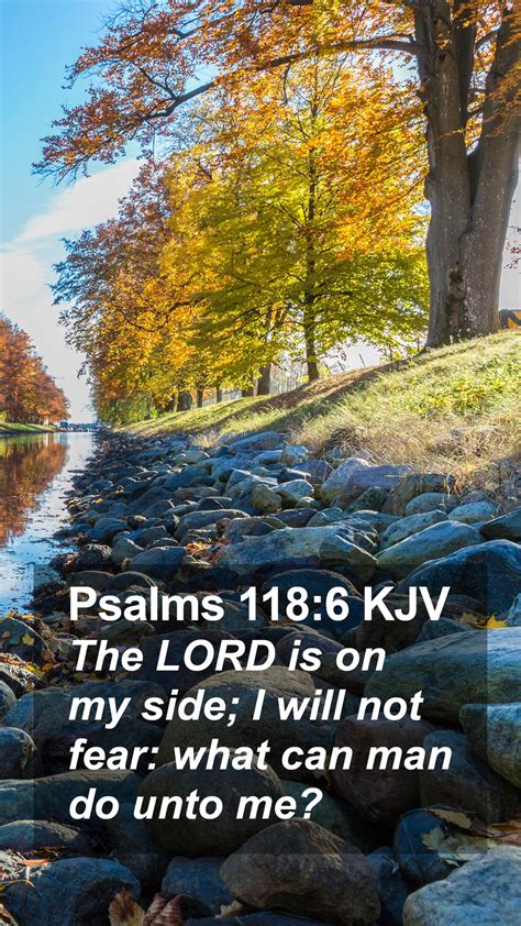 Psalms 118 6 KJV Mobile Phone Wallpaper The LORD Is On My Side I