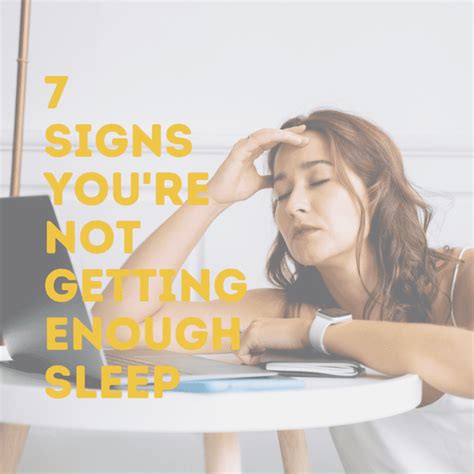 7 Signs Youre Not Getting Enough Sleep Premier Neurology And Wellness Center