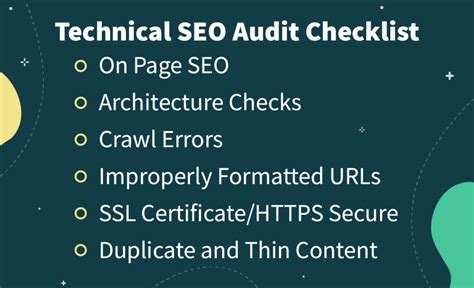 how to conduct a technical seo site audit ~ with checklist