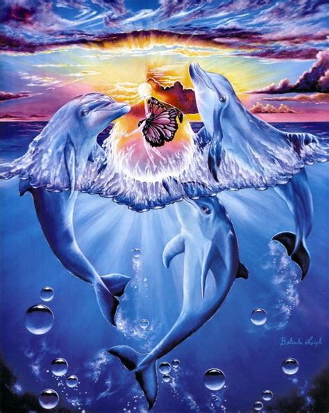 Pin By 🌈vonnie🦄 Davis🌈 On Fantasea Dolphin Art Dolphin Painting