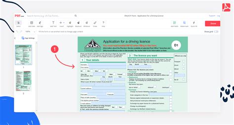 dvla d1 form download d1 driving license application pdfliner