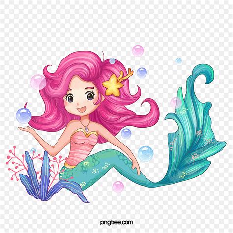 Mermaid Cartoon Sketch Png Vector Psd And Clipart With Transparent Background For Free