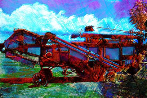 Photo Collage Old Farm Equipment On Behance