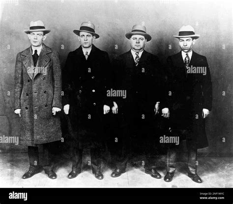 Gangsters Ed Diamond, Jack Diamond, Fatty Walsh and Charles "Lucky
