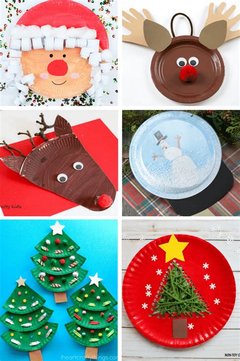 cool paper plate christmas crafts ideas adriennebailonblogsgfn