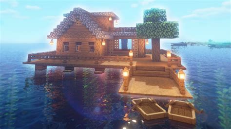 Minecraft Simple Floating Warer House Build Easy