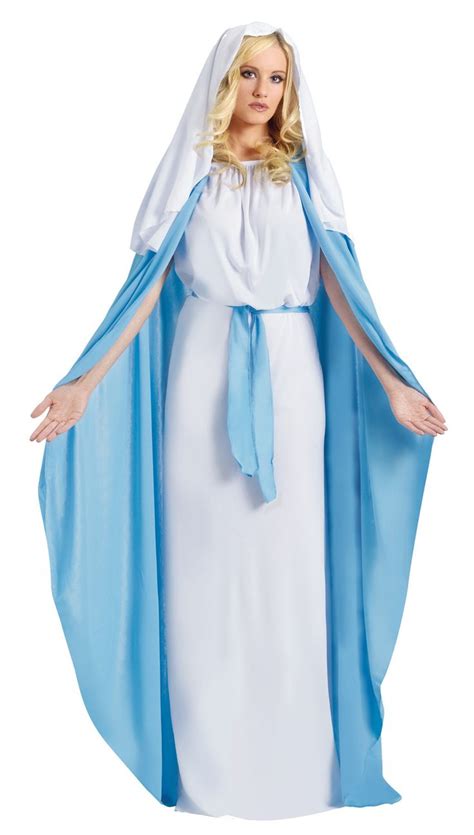 Mary Adult Standard Trajes Navideños Disfraz De Virgen Maria Patrones Fáciles Para Vestidos