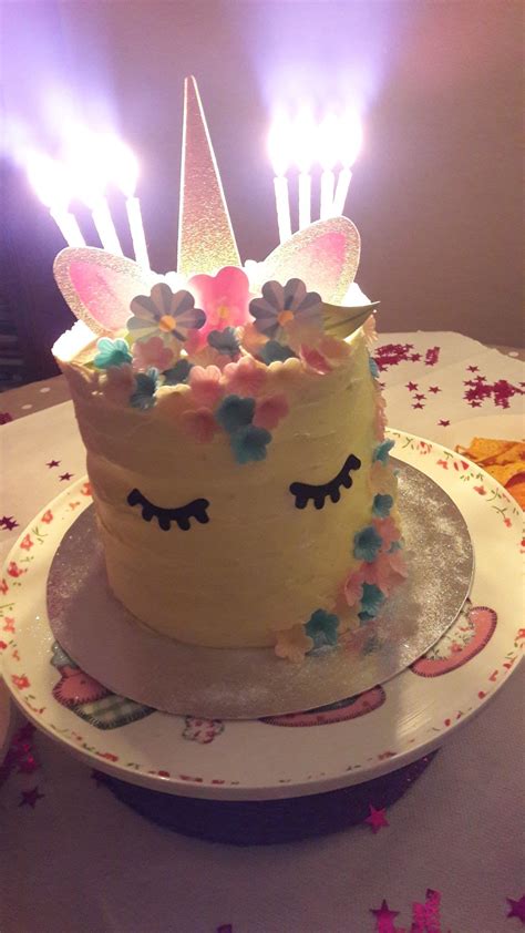 Unicorn Cake Made For My Daughters 9th Birthday