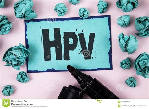 Word Writing Text Hpv Business Concept For Human Papillomavirus