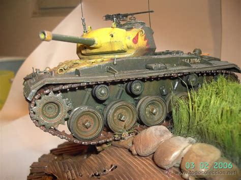 Diorama Militar Maqueta M24 Chaffee En Corea 1 Buy Military Scale