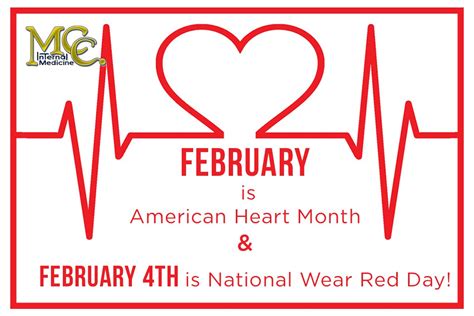 American Heart Month And National Wear Red Day Mcc Internal Medicine