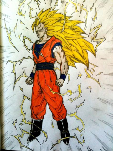 Colored In Goku Ss3 By Chopfer15 On Deviantart