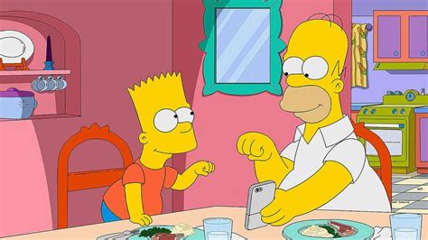 Les Simpson Bart Et Homer Ont Le Même âge