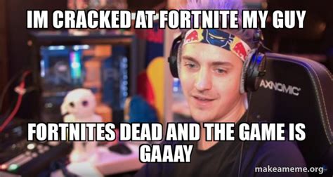 Im Cracked At Fortnite My Guy Fortnites Dead And The Game Is Gaaay