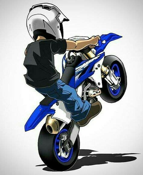 Mazza Yamaheiro Dibujos De Motocross Motos Animadas Motos Geniales