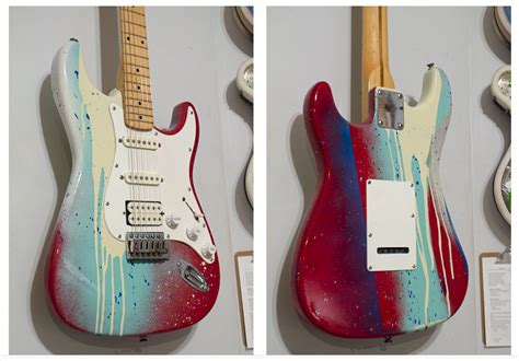 Custom Painted This Strat For One Of My Buddies Really Dig How It