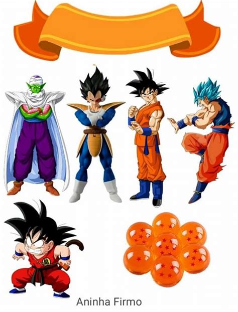 This is my dragon ball z cake, hope you like it. Dragon Ball Z: Free Printable Cake and Cupcake Toppers ...
