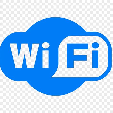 Png Wifi Wi Fi Hotspot Wireless Blue Logo Sign Citypng