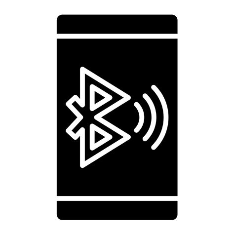 Bluetooth Connect Glyph Icon 15036100 Vector Art At Vecteezy