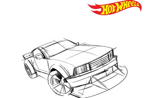 Hot Wheels Car Drawing At Explore Collection Of
