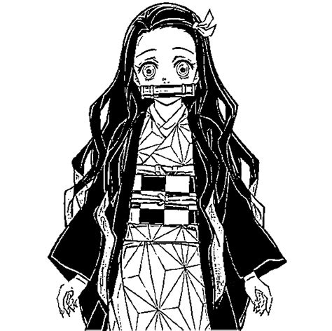 Demon Slayer Nezuko Coloring Pages Demon Slayer Coloring Pages Images