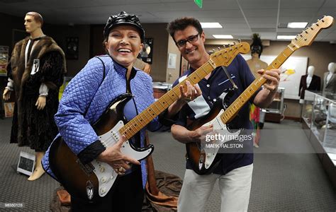 Maria Elena Holly Widow Of Rock Legend Buddy Holly Poses With