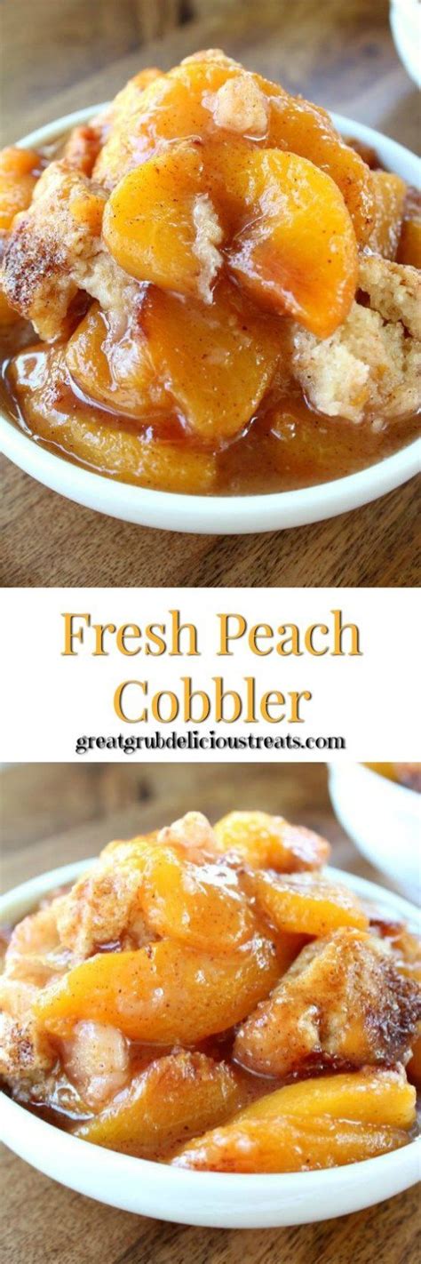 I found this peach cobbler recipe on the internet from the salt lick restaurant in austin, tx. Fresh Peach Cobbler | Fresh peach cobbler, Peach recipe ...