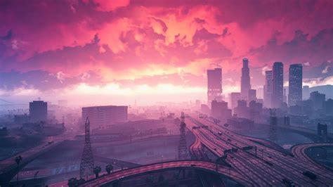 2560x1440 Grand Theft Auto V Sunset Artwork 1440p Resolution Hd 4k