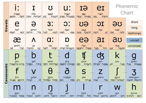 Phonemic Chart Kampung Inggris