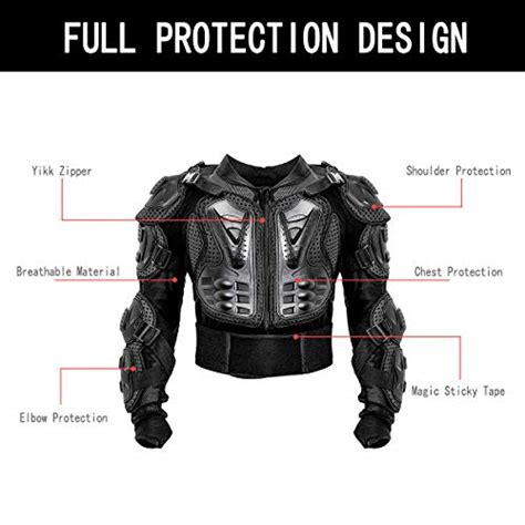 Motorcycle Full Body Armor Protective Jacket Atv Guard Shirt Gear Jacket Armor Pro Street