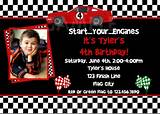 Racing Car Invitations Pictures