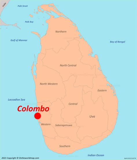Colombo Map Sri Lanka Maps Of Colombo