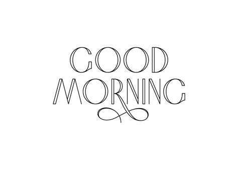 Good Morning. | Tipografia e Lettering | Pinterest | Typography, Fonts and Calligraphy