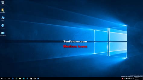 Change Size Of Desktop Icons In Windows 10 Tutorials