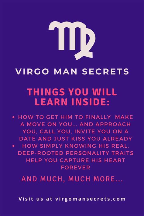 the virgo man secrets guide