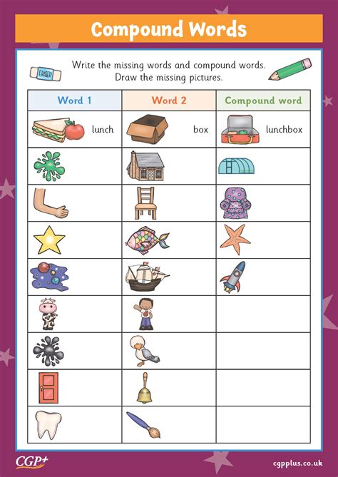 Compound Words Year 1 Cgp Plus