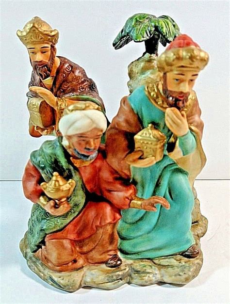 Avon 2002 Three Wise Men Kings Holiday Treasures Pre Owned Excellent