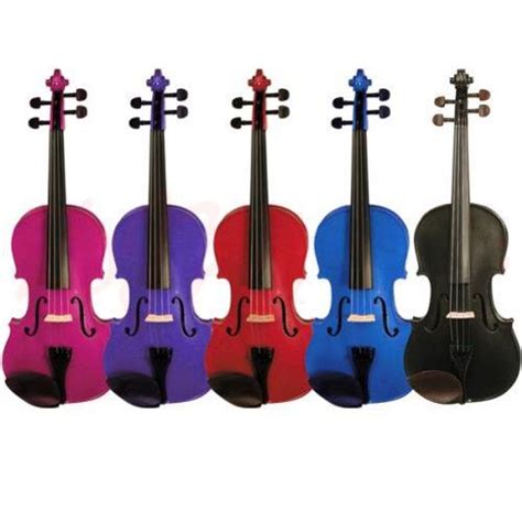 Harlequin Coloured Violin Outfits Colourful Range Of Harlequin