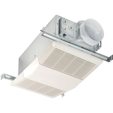 The fan is the best bathroom heater fan light combo that could increase the temperature or warm a small room up to a room with 65 sq. Bathroom Exhaust Fans