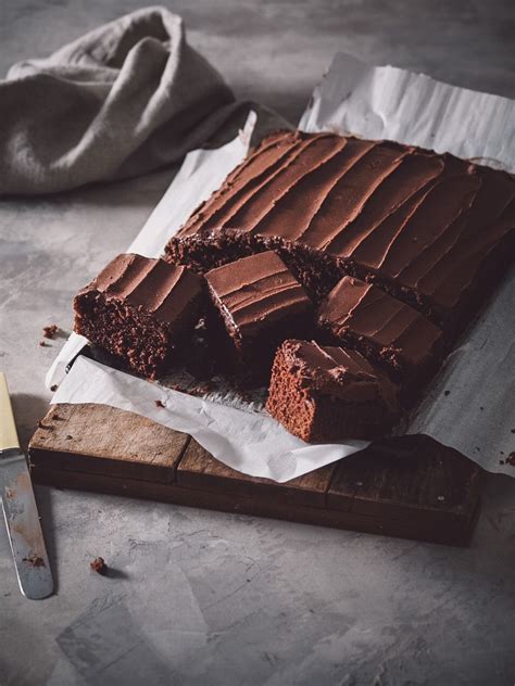 Chocolate Slab Cake With Fudge Icing Fresh Hunger Recipe